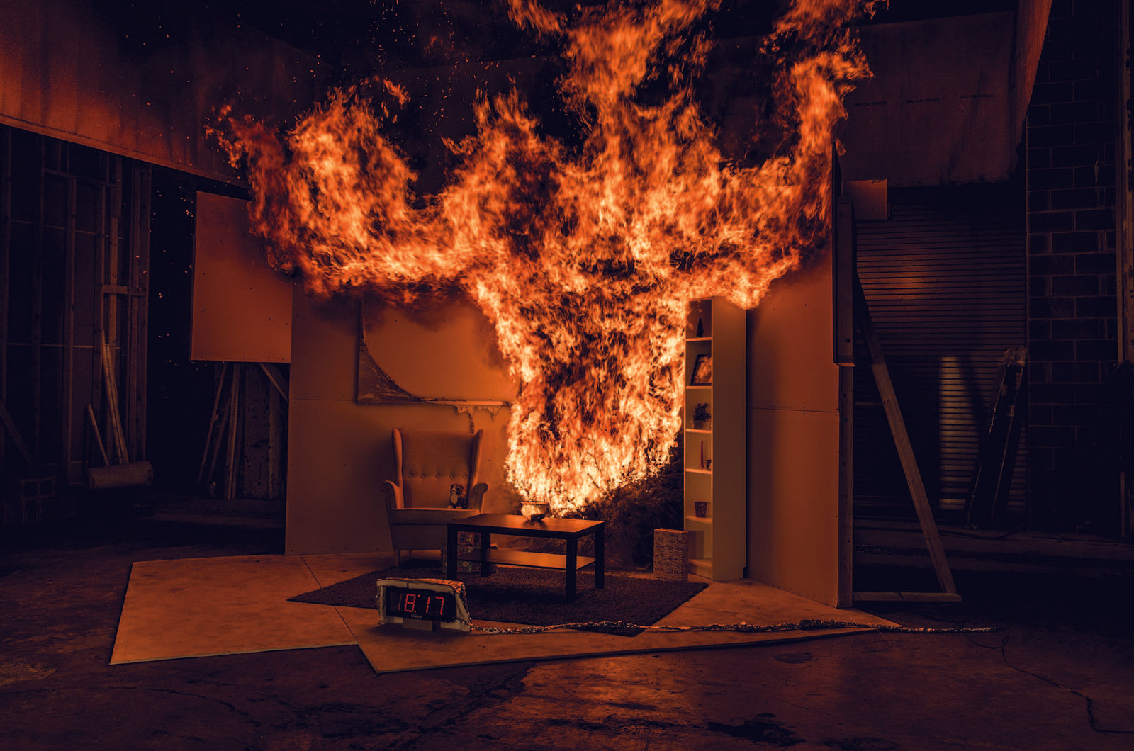 Full-Scale Home Safe Fire Test
