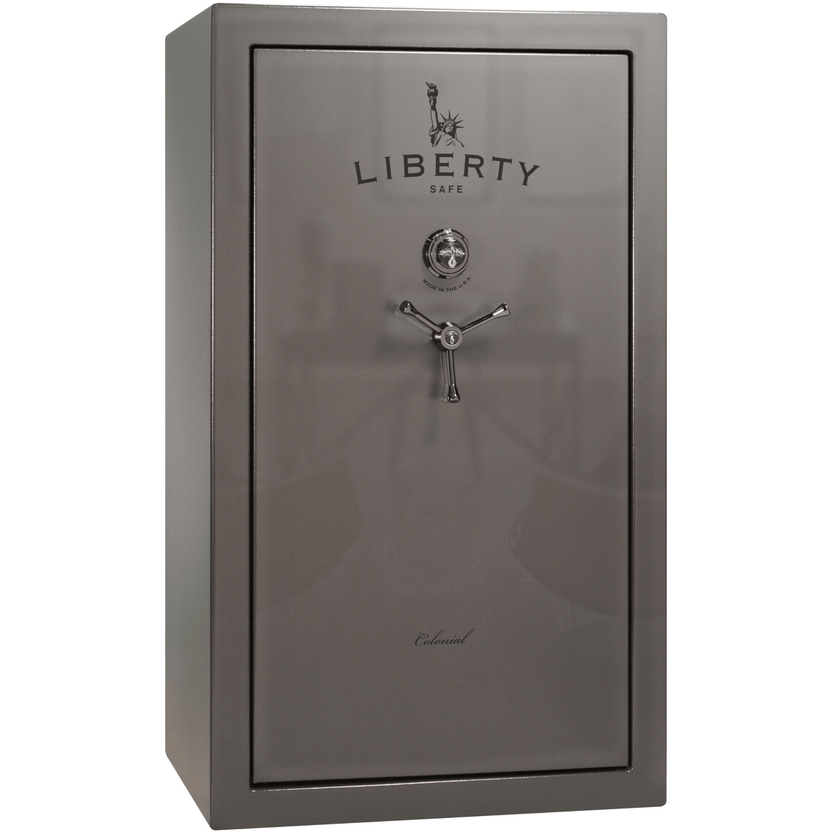 Colonial Series | Level 3 Security | 75 Minute Fire Protection | 50XT | DIMENSIONS: 72.5&quot;(H) X 42&quot;(W) X 30.5&quot;(D) | Gray Gloss | Electronic Lock