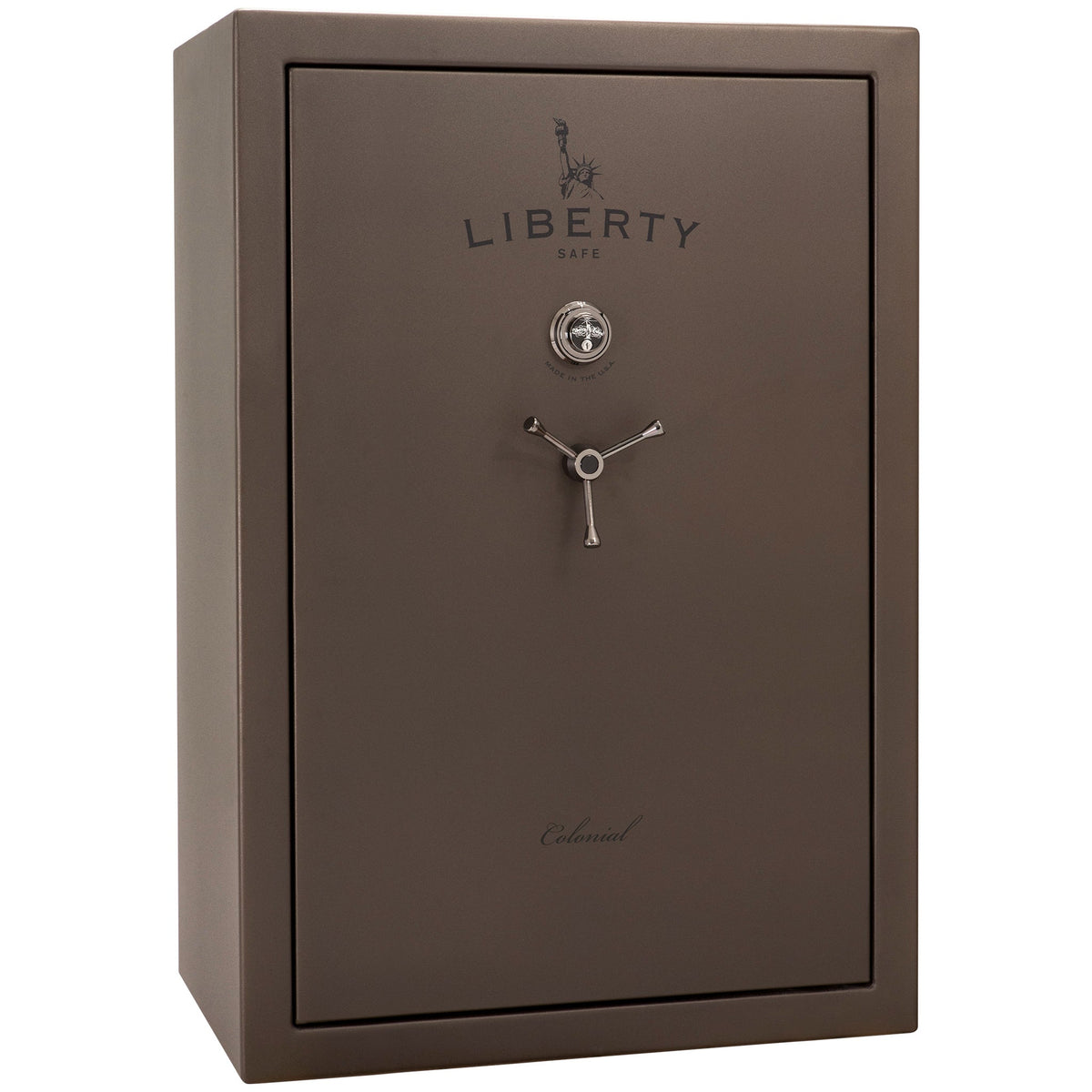 Colonial Series | Level 4 Security | 75 Minute Fire Protection | 35 | DIMENSIONS: 60.5&quot;(H) X 42”(W) X 22&quot;(D*) | Bronze Textured | Mechanical Lock - closed